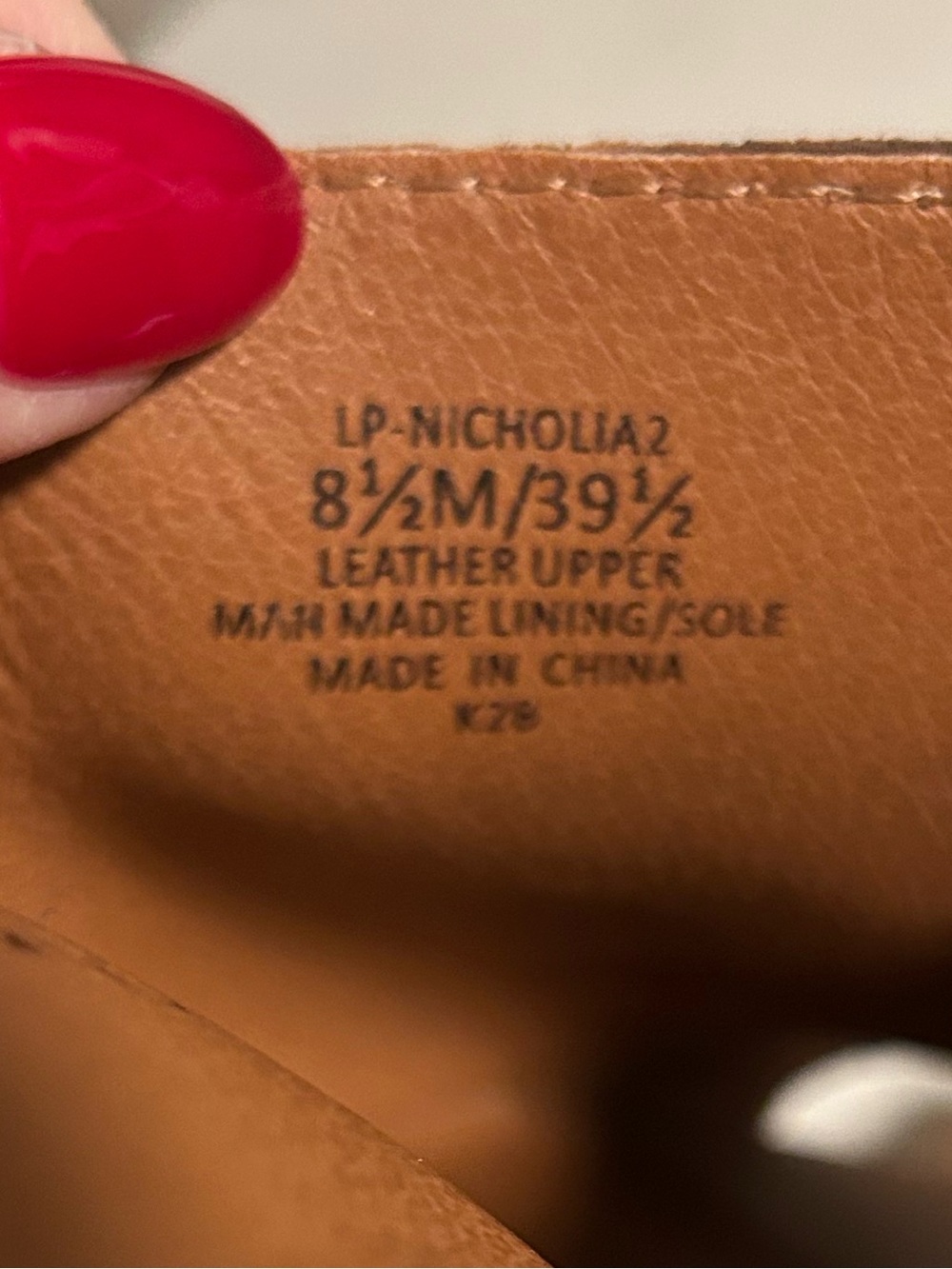 🍀Lucky Brand Nicholia Brown Leather Mules Sandals Chunky Block Heel - Picture 7 of 16
